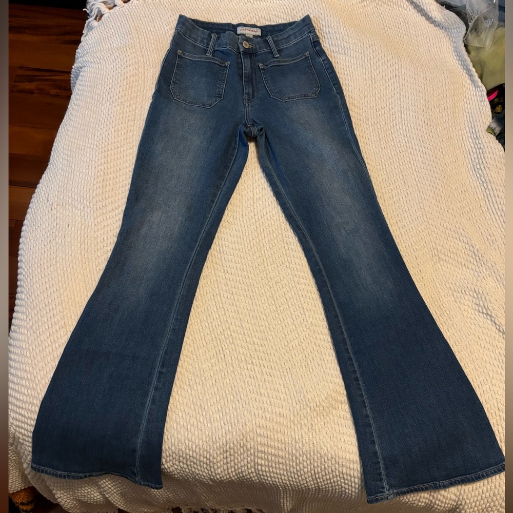 Lucky Brand Stevie High Rise Flare